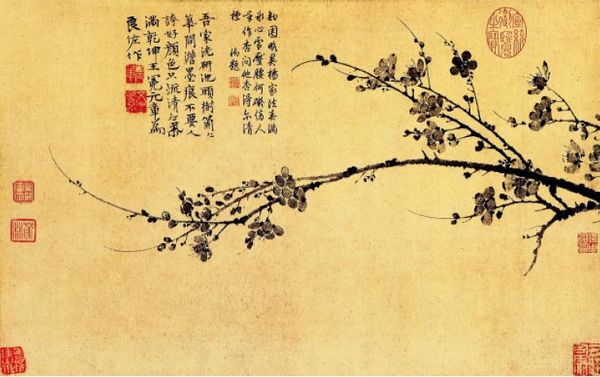 【原创】梅花诗画欣赏:疏影横斜水清浅
