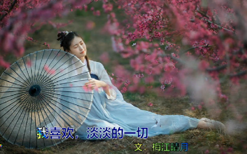 我喜欢，淡淡的一切