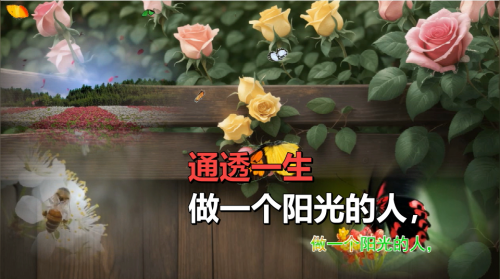 做一个阳光的人，通透一生