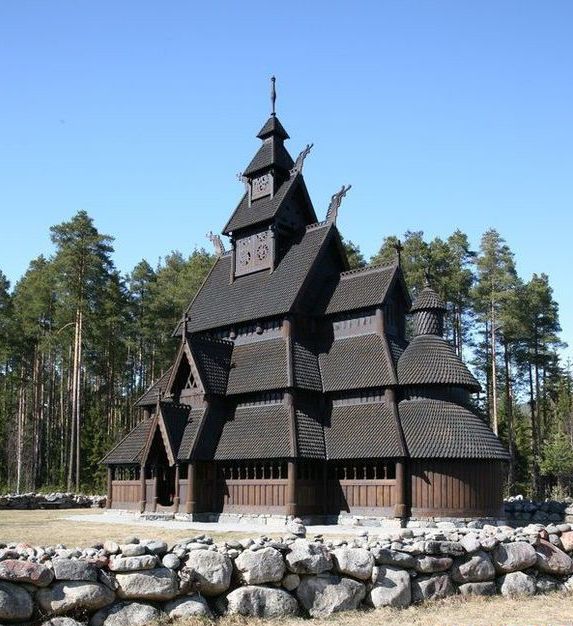 【原创】北欧风情:奥尔内斯木板教堂